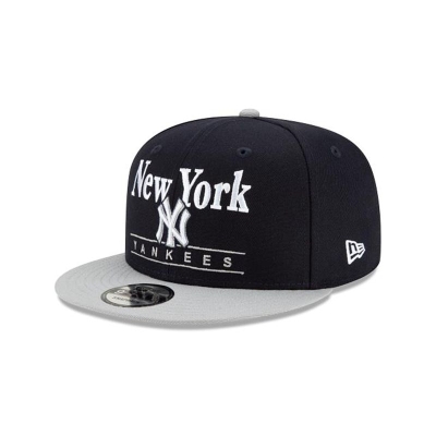 Sapca New Era New York Yankees MLB Two Tone Retro 9FIFTY Snapback - Albastri